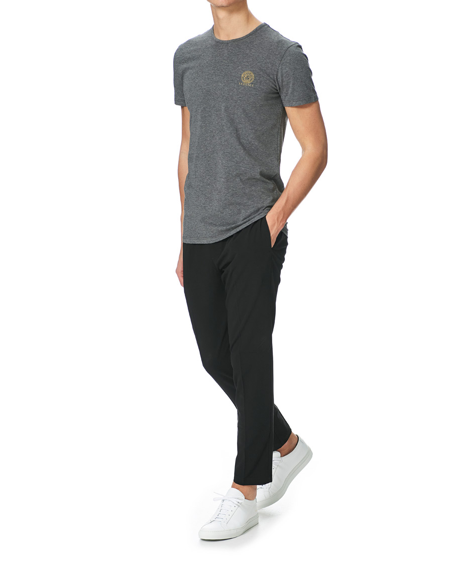 Herr | T-Shirts | Versace | Medusa Tee Grey Melange