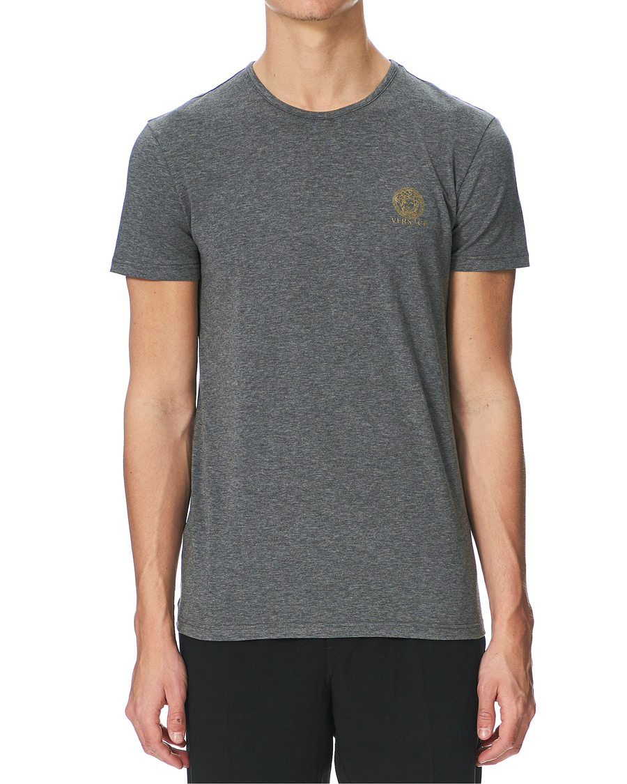 Herr | T-Shirts | Versace | Medusa Tee Grey Melange