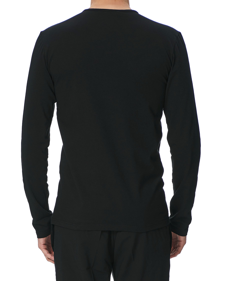 Herr | T-Shirts | Versace | Medusa Long Sleeve Tee Black