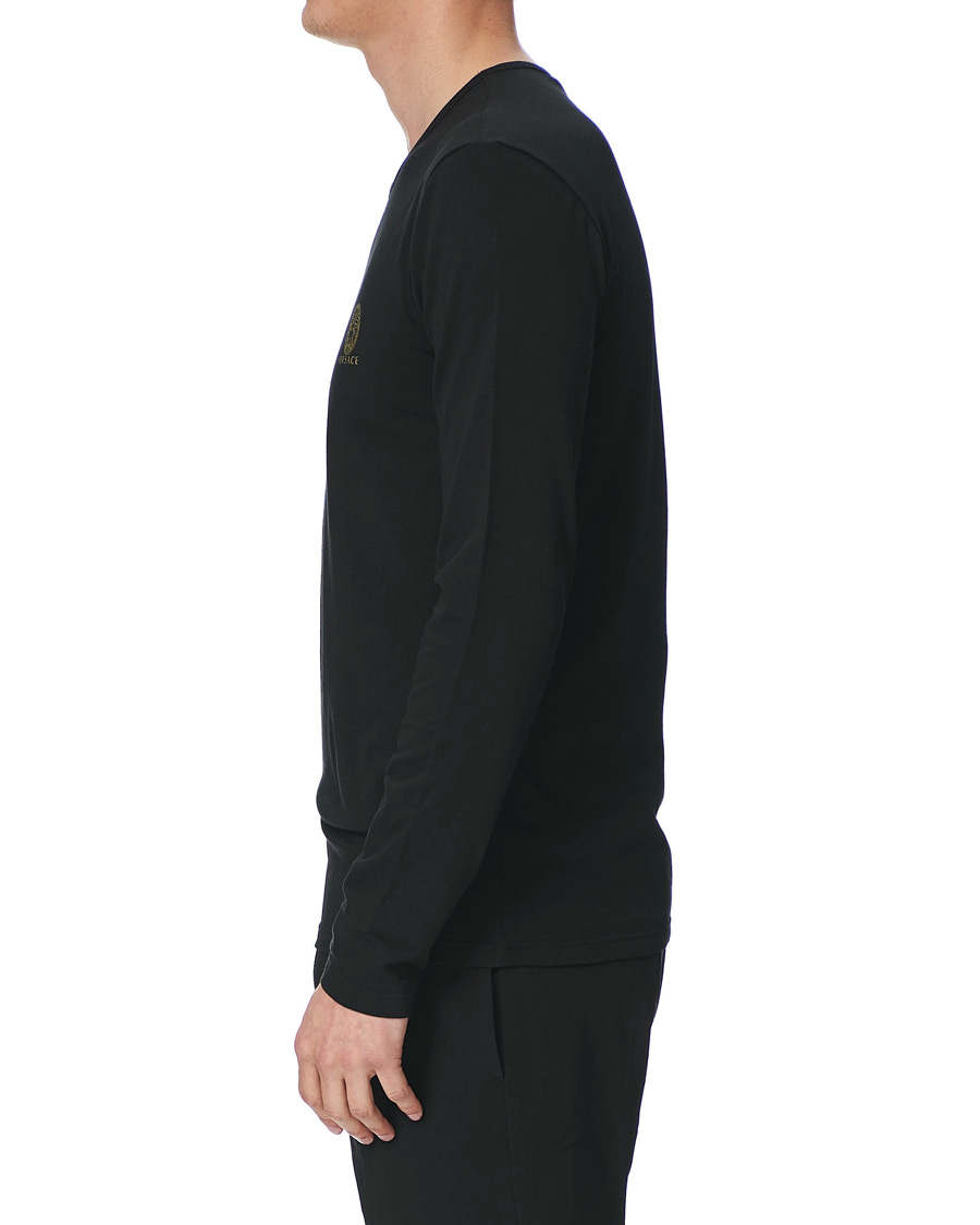 Herr | T-Shirts | Versace | Medusa Long Sleeve Tee Black