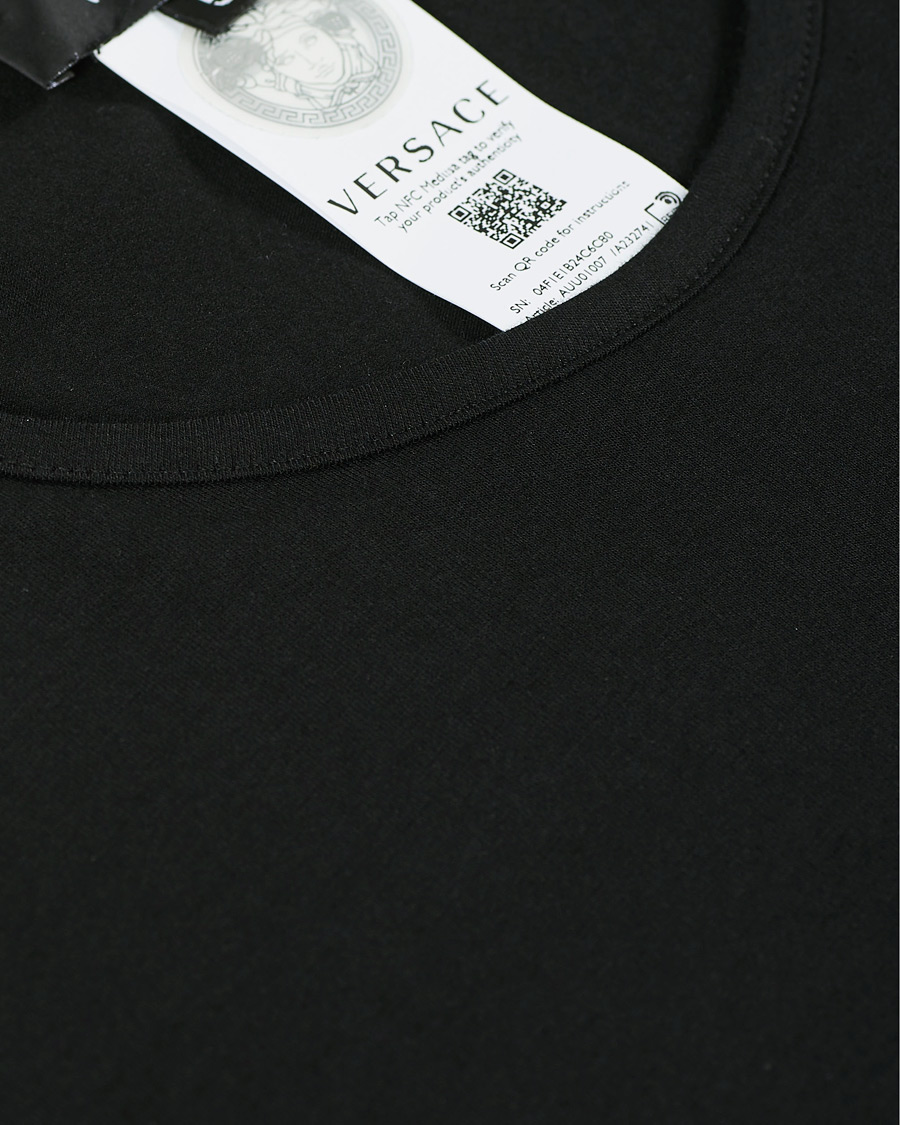 Herr | T-Shirts | Versace | Medusa Long Sleeve Tee Black