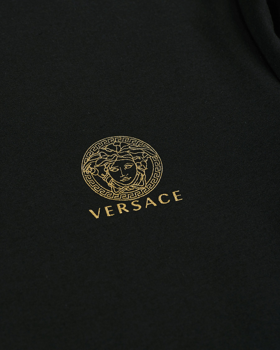 Herr | T-Shirts | Versace | Medusa Long Sleeve Tee Black