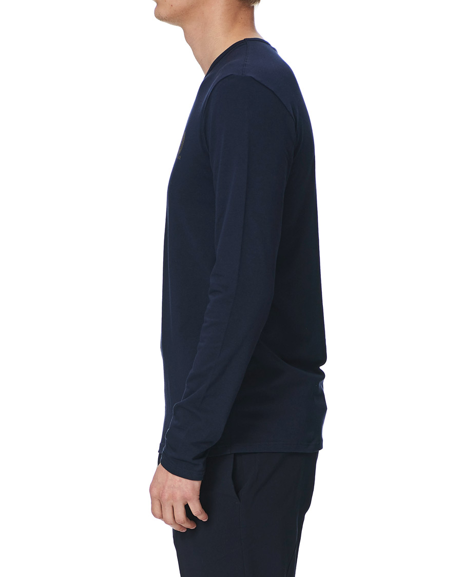 Herr | T-Shirts | Versace | Medusa Long Sleeve Tee Navy