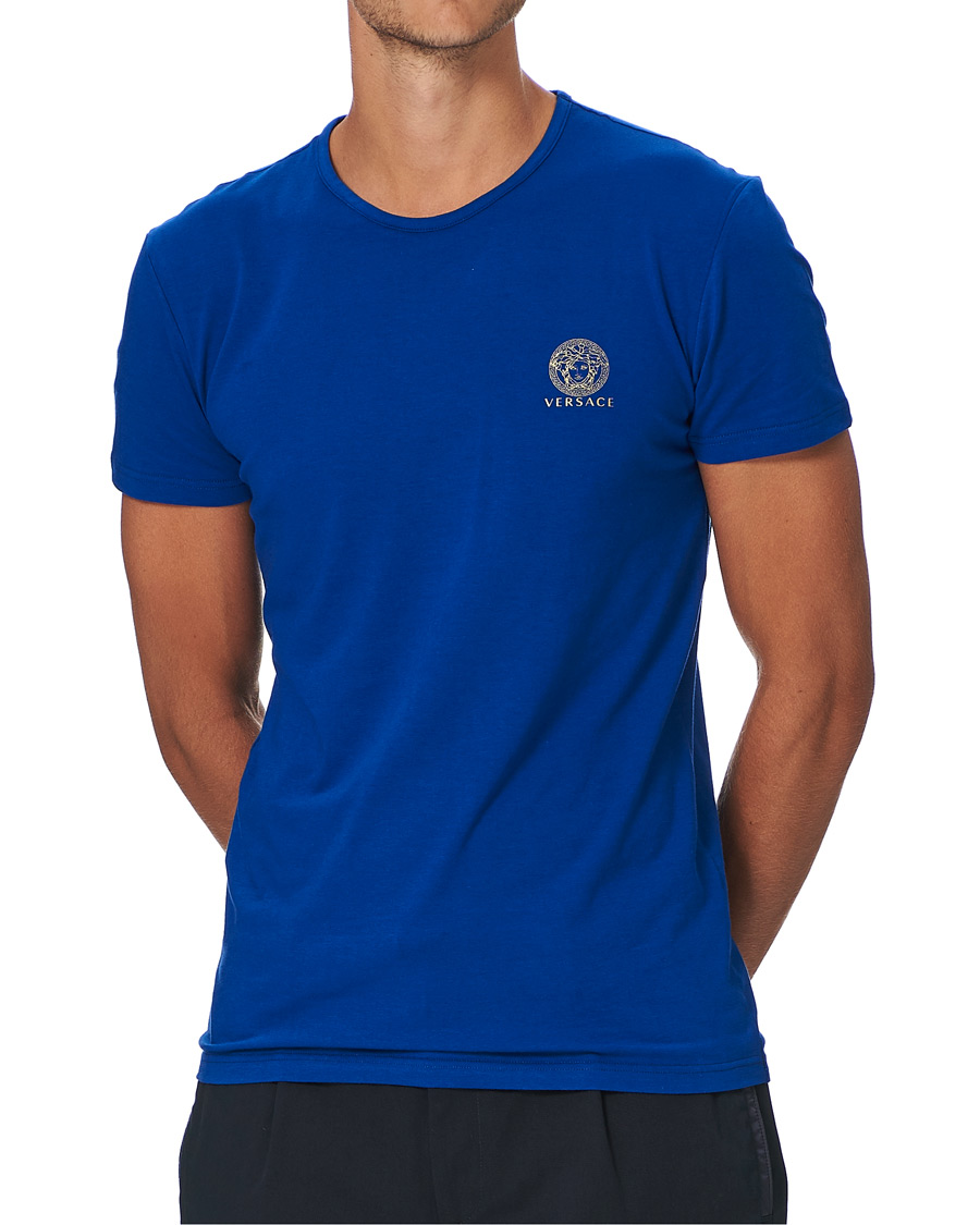 Herr | T-Shirts | Versace | Medusa Tee Blue
