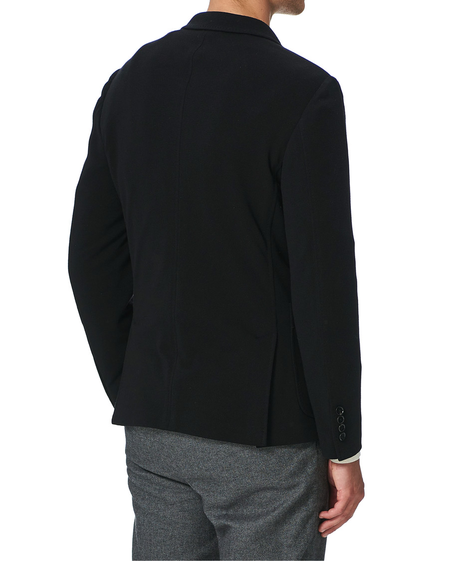 Herr | Kavajer | Ermenegildo Zegna | 15 Mil Wool Jersey Blazer Black