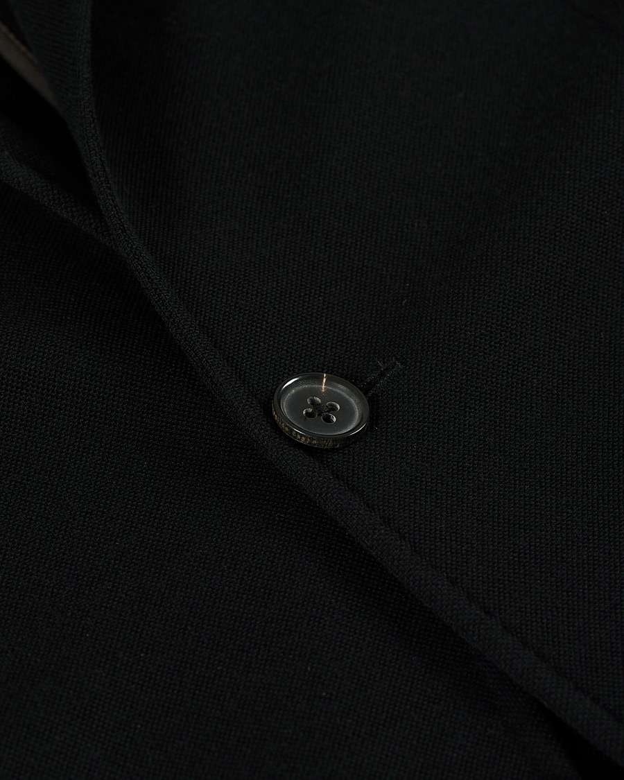 Herr | Kavajer | Ermenegildo Zegna | 15 Mil Wool Jersey Blazer Black