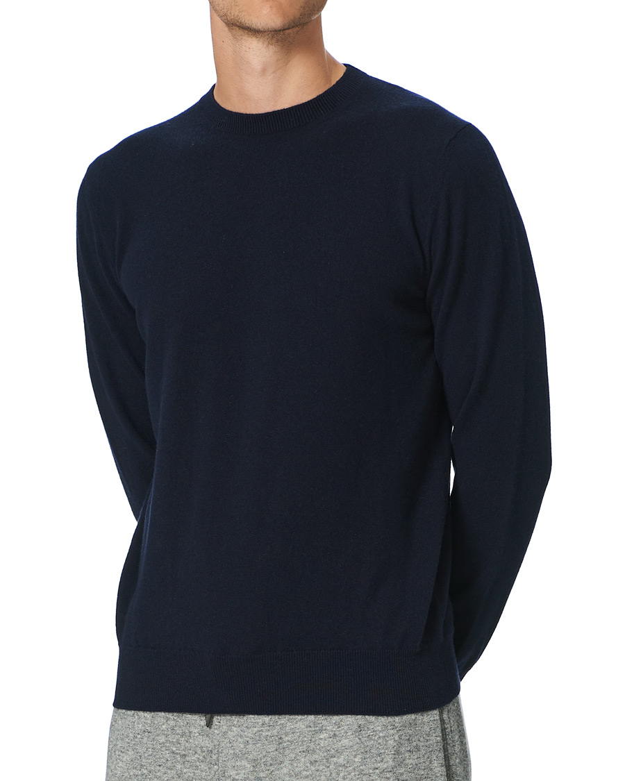 Herr | Tröjor | Ermenegildo Zegna | Cashmere Crew Neck Sweater Navy