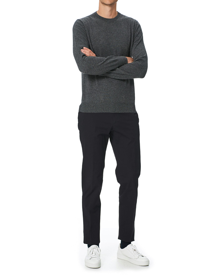 Herr | Tröjor | Ermenegildo Zegna | Cashmere Crew Neck Sweater Dark Grey