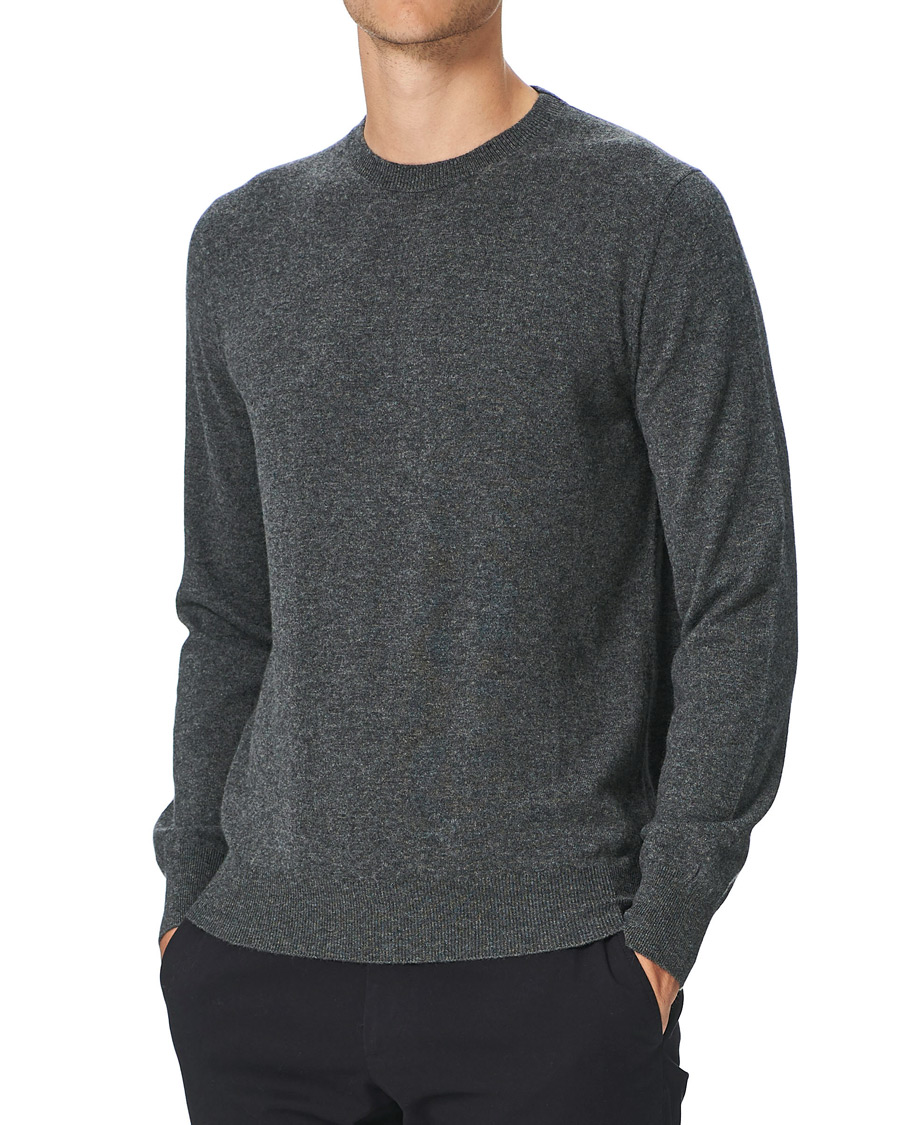 Herr | Tröjor | Ermenegildo Zegna | Cashmere Crew Neck Sweater Dark Grey
