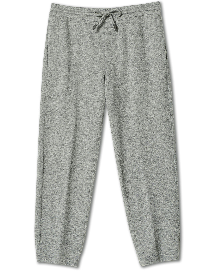 Herr | Byxor | Ermenegildo Zegna | Double Construction Cashmere Joggers Silver Grey