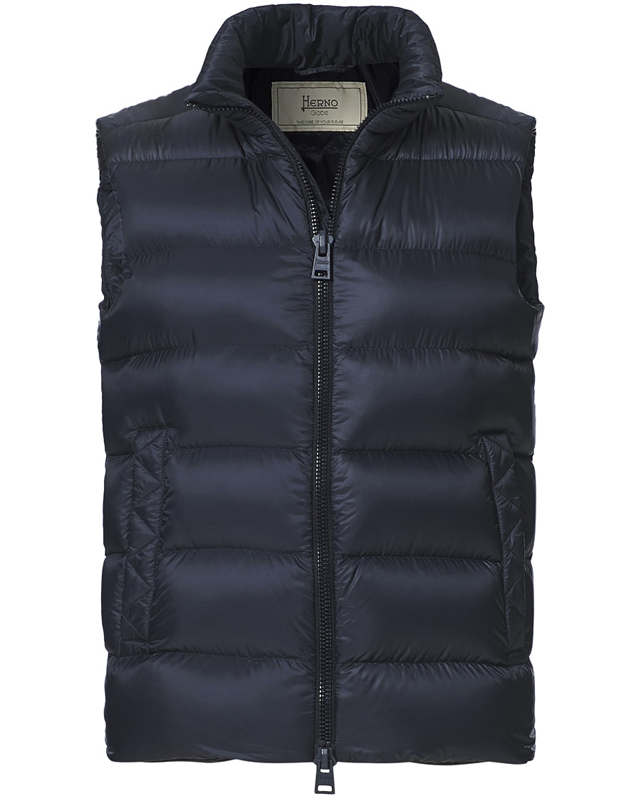 Herr | Jackor | Herno | Globe Down Puffer Gilet Navy