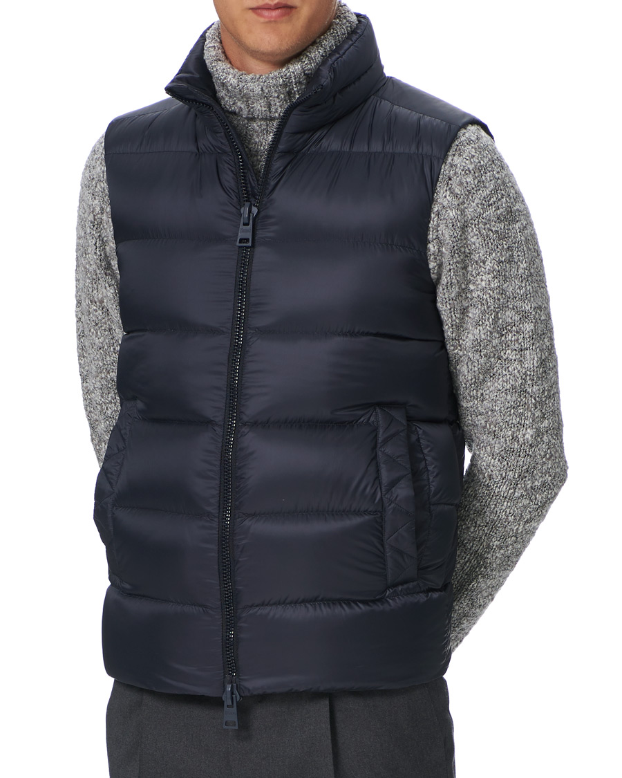 Herr | Jackor | Herno | Globe Down Puffer Gilet Navy
