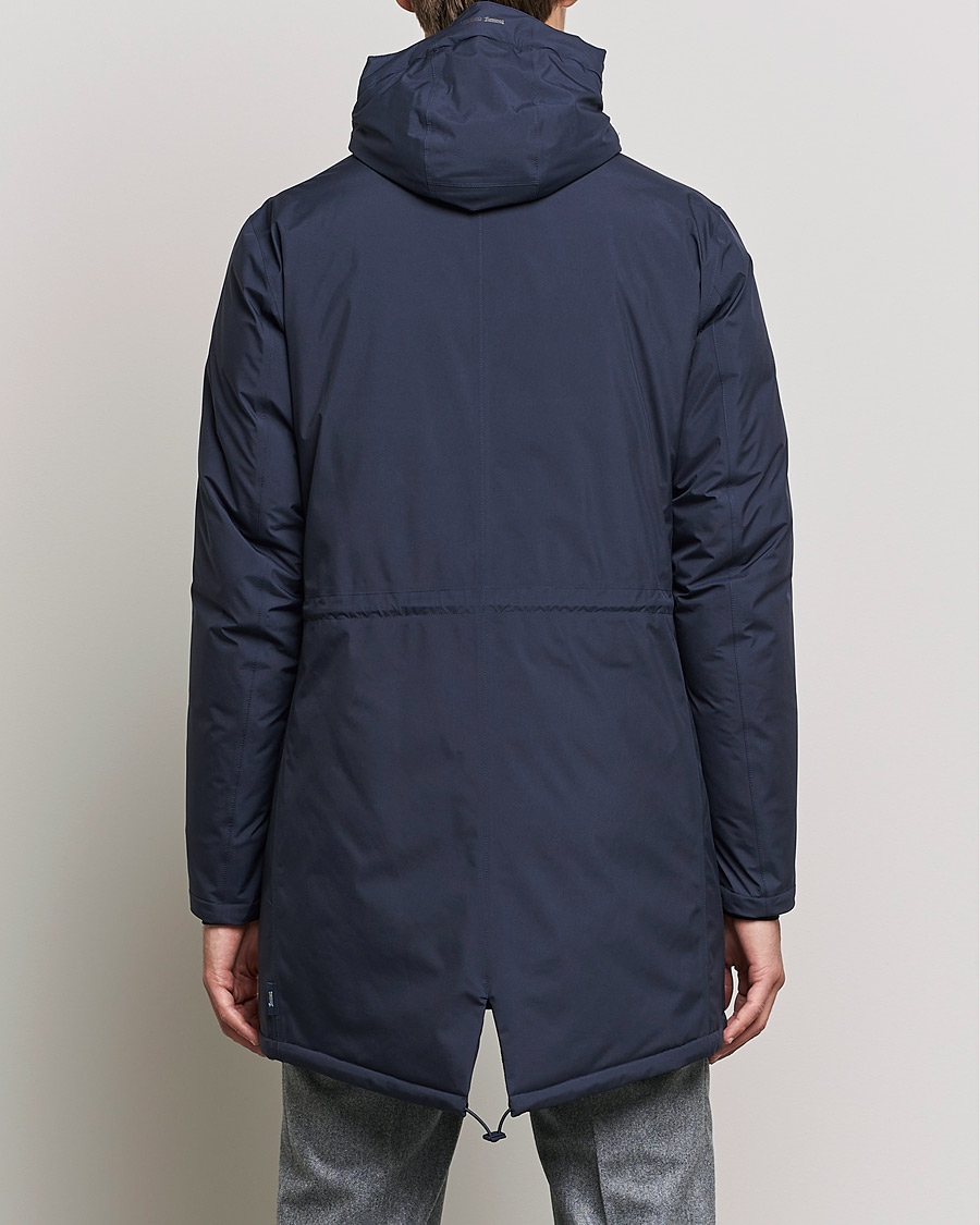 Herr | Jackor | Herno | Laminar Goretex Car Coat Navy