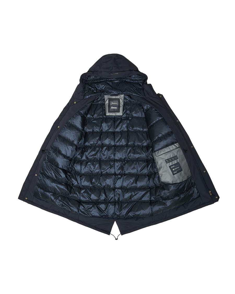 Herr | Jackor | Herno | Laminar Waterproof Down Coat Navy