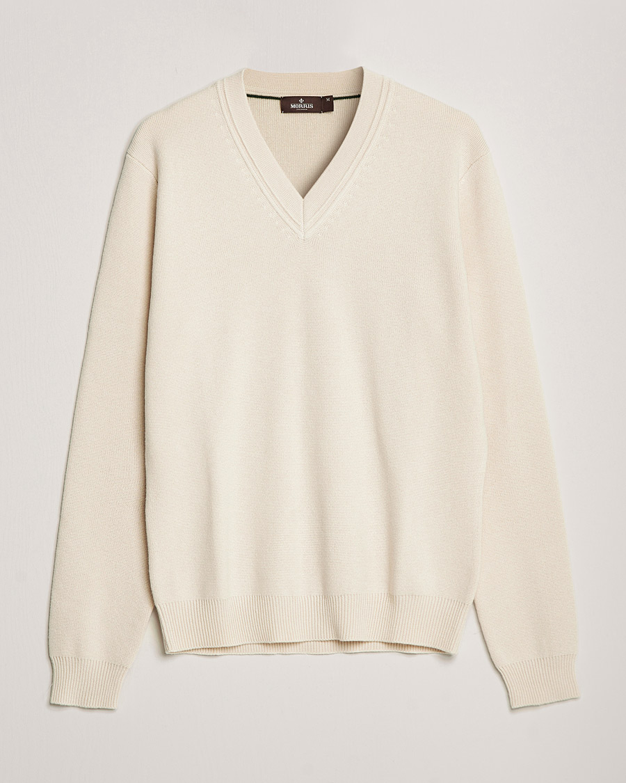 Herr | Tröjor | Morris Heritage | Maretiimo V-Neck Off White