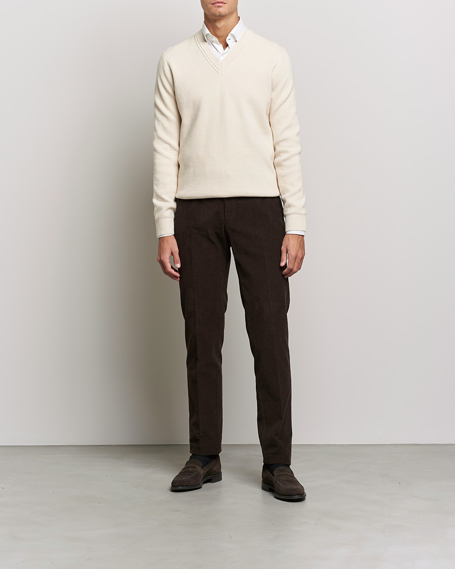 Herr | Tröjor | Morris Heritage | Maretiimo V-Neck Off White