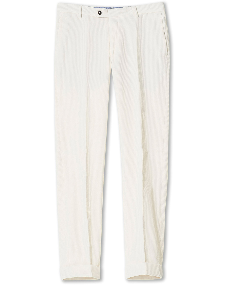 Herr | Byxor | Morris Heritage | Jack Corduroy Trousers Off White