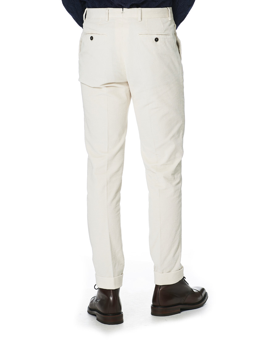 Herr | Byxor | Morris Heritage | Jack Corduroy Trousers Off White