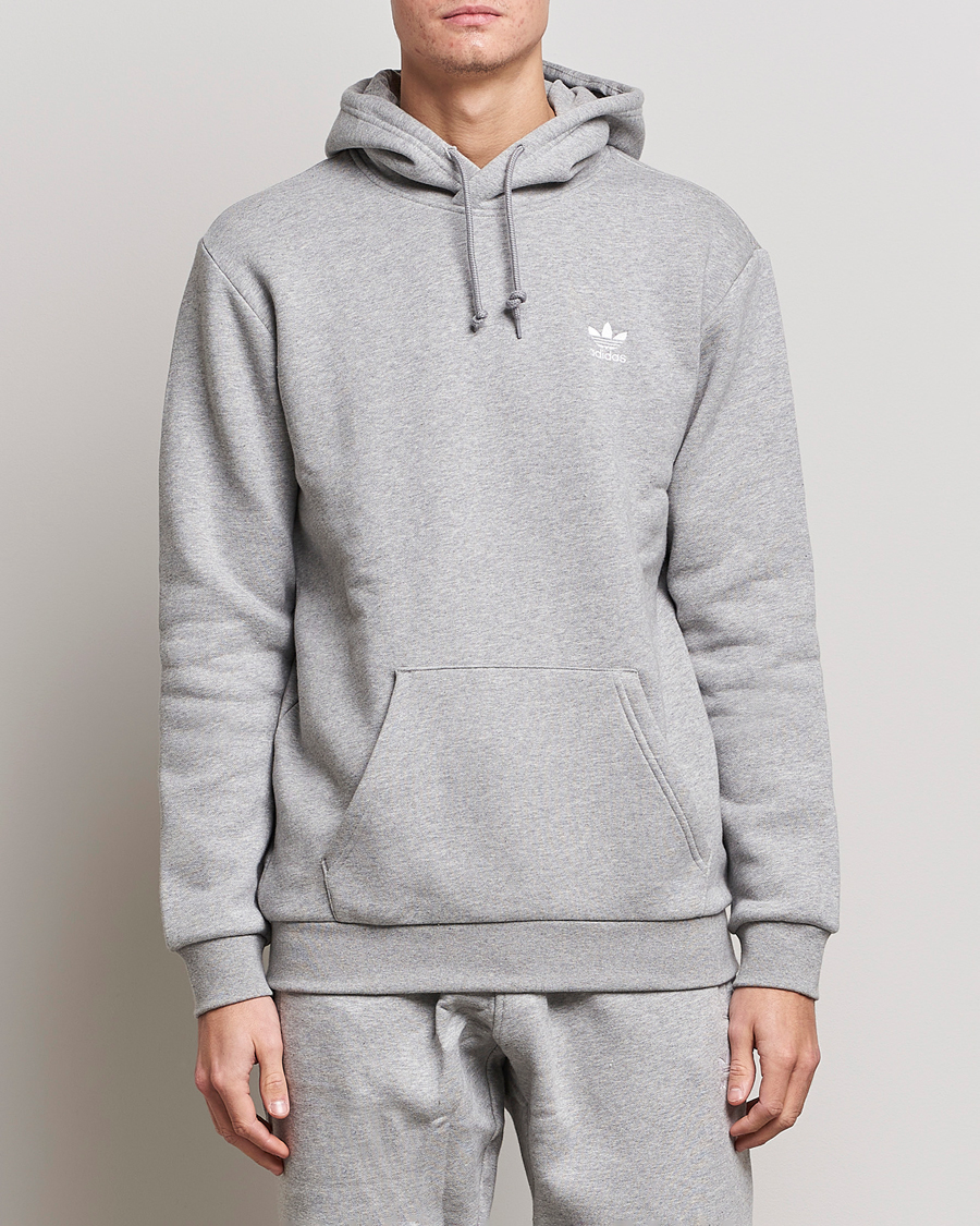 Herr | Tröjor | adidas Originals | Essential Hoodie Grey Melange