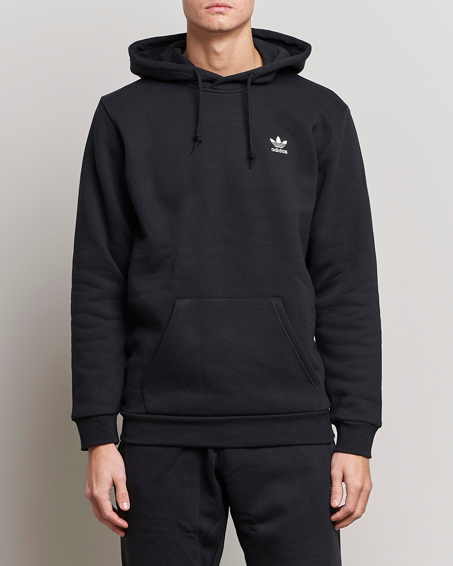 Herr | Tröjor | adidas Originals | Essential Trefoil Hoodie Black