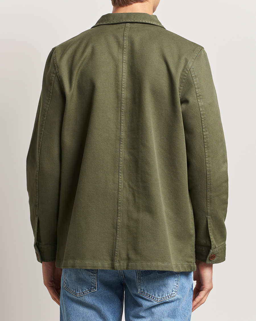 Herr | Skjortor | Nudie Jeans | Barney Worker Overshirt Olive