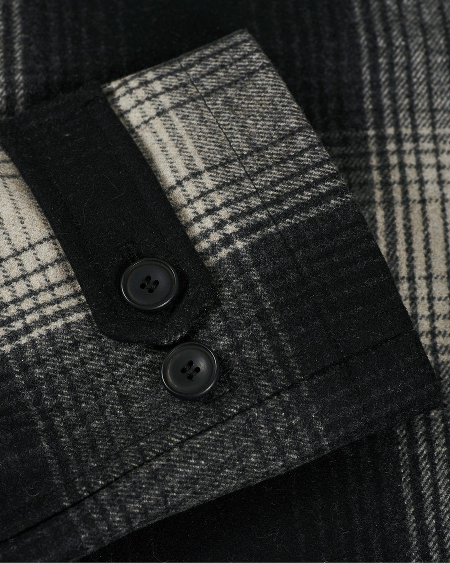 Herr | Jackor | Nudie Jeans | Mangan Shadow Check Lumber Jacket Black/Grey