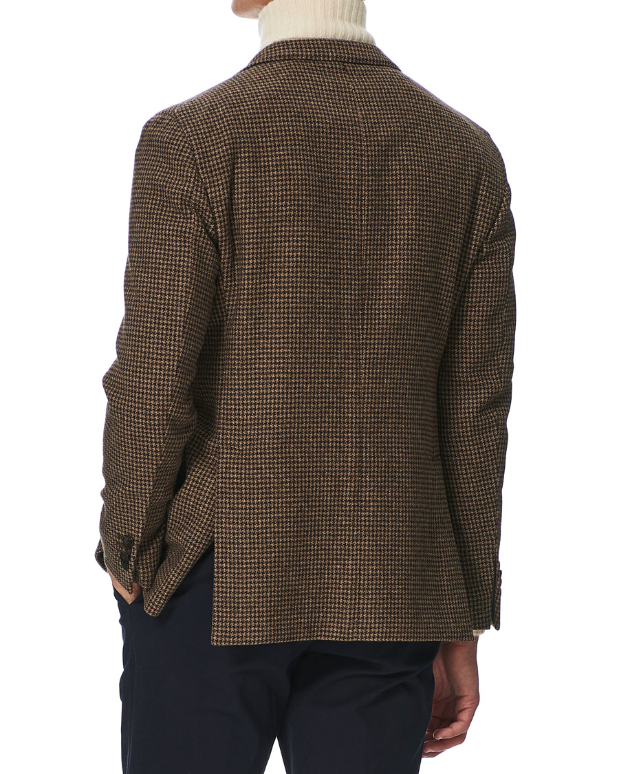Herr | Kavajer | Boglioli | K Jacket Houndstooth Blazer Brown
