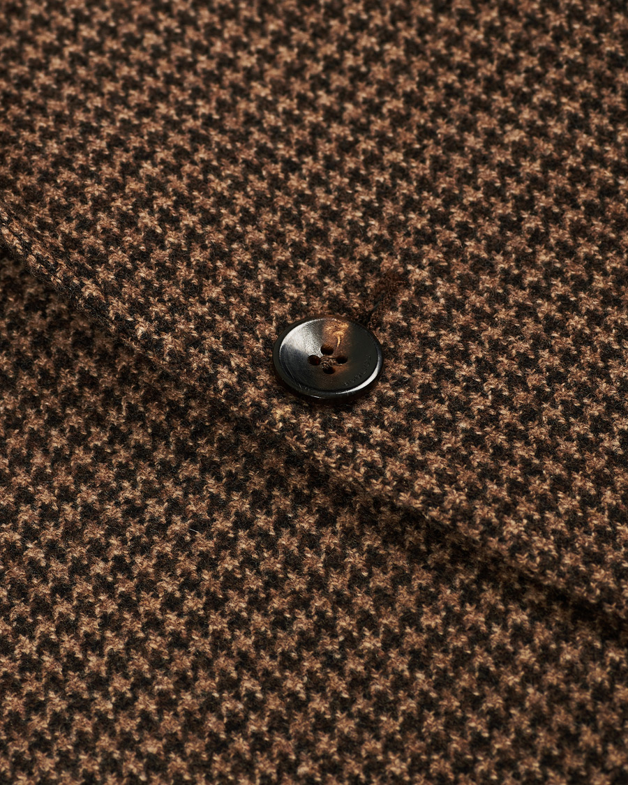 Herr | Kavajer | Boglioli | K Jacket Houndstooth Blazer Brown