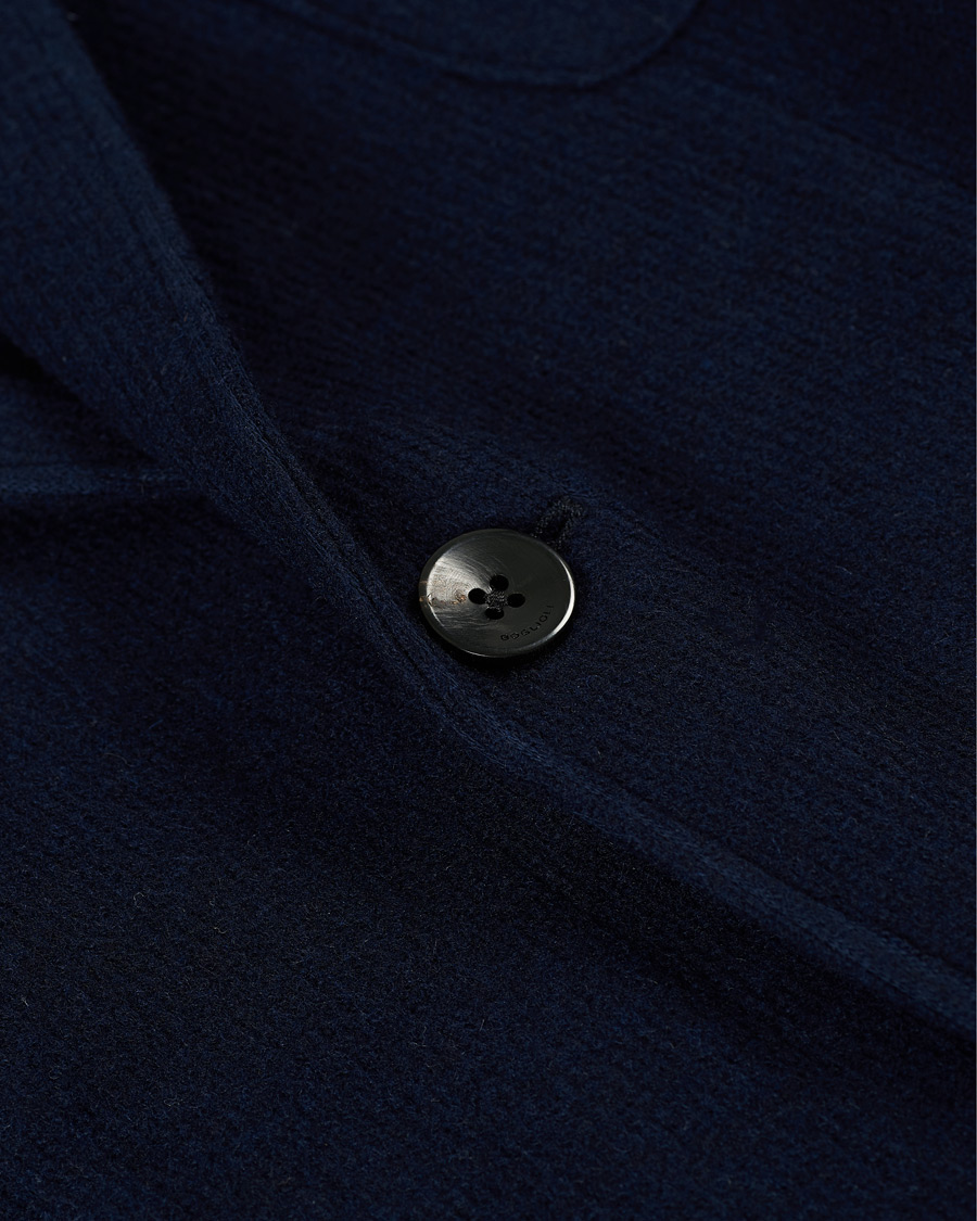 Herr | Kavajer | Boglioli | Unconstructed Knitted Blazer Navy