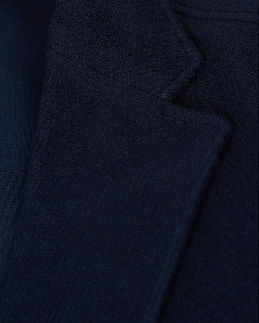 Herr | Kavajer | Boglioli | Unconstructed Knitted Blazer Navy