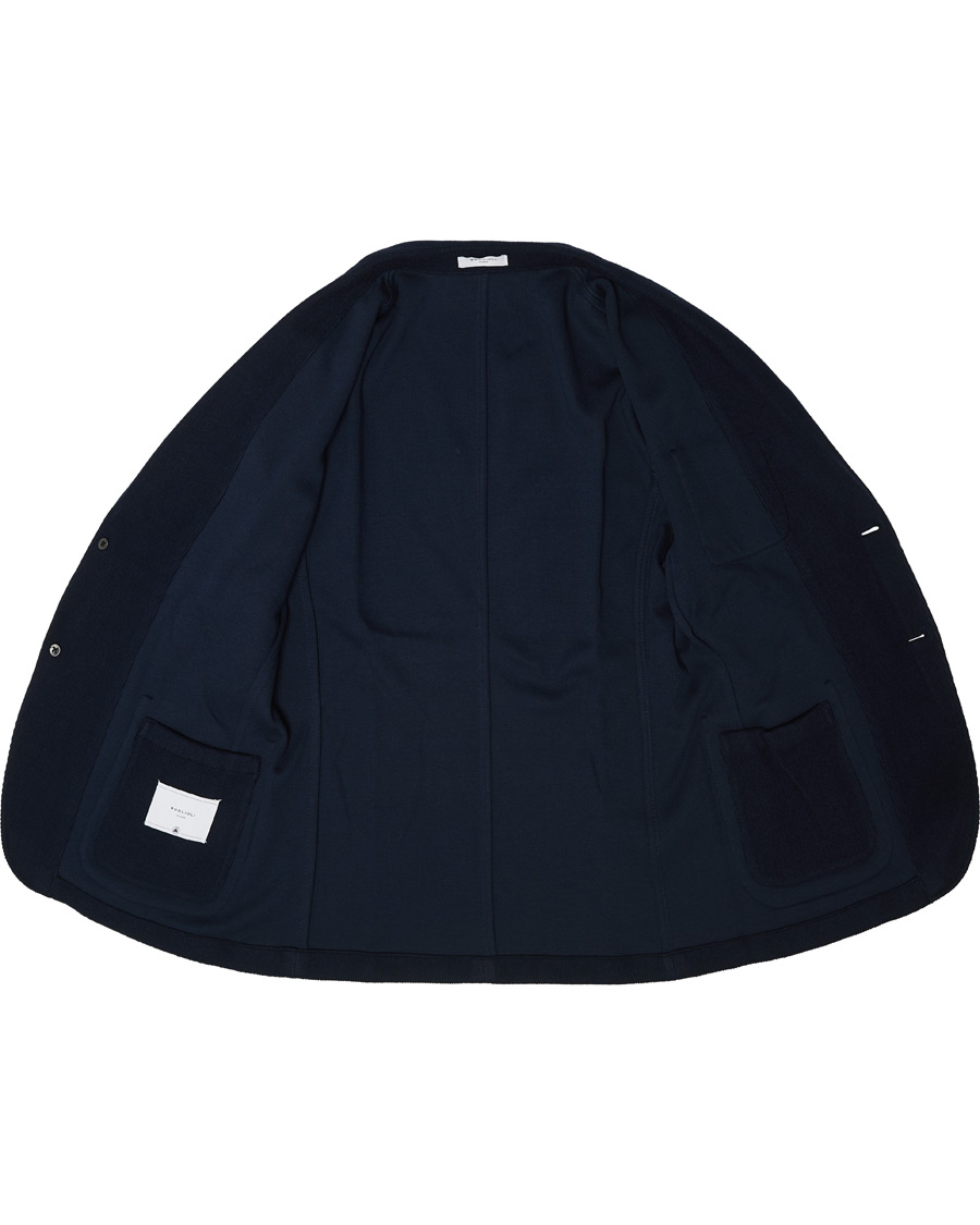 Herr | Kavajer | Boglioli | Unconstructed Knitted Blazer Navy