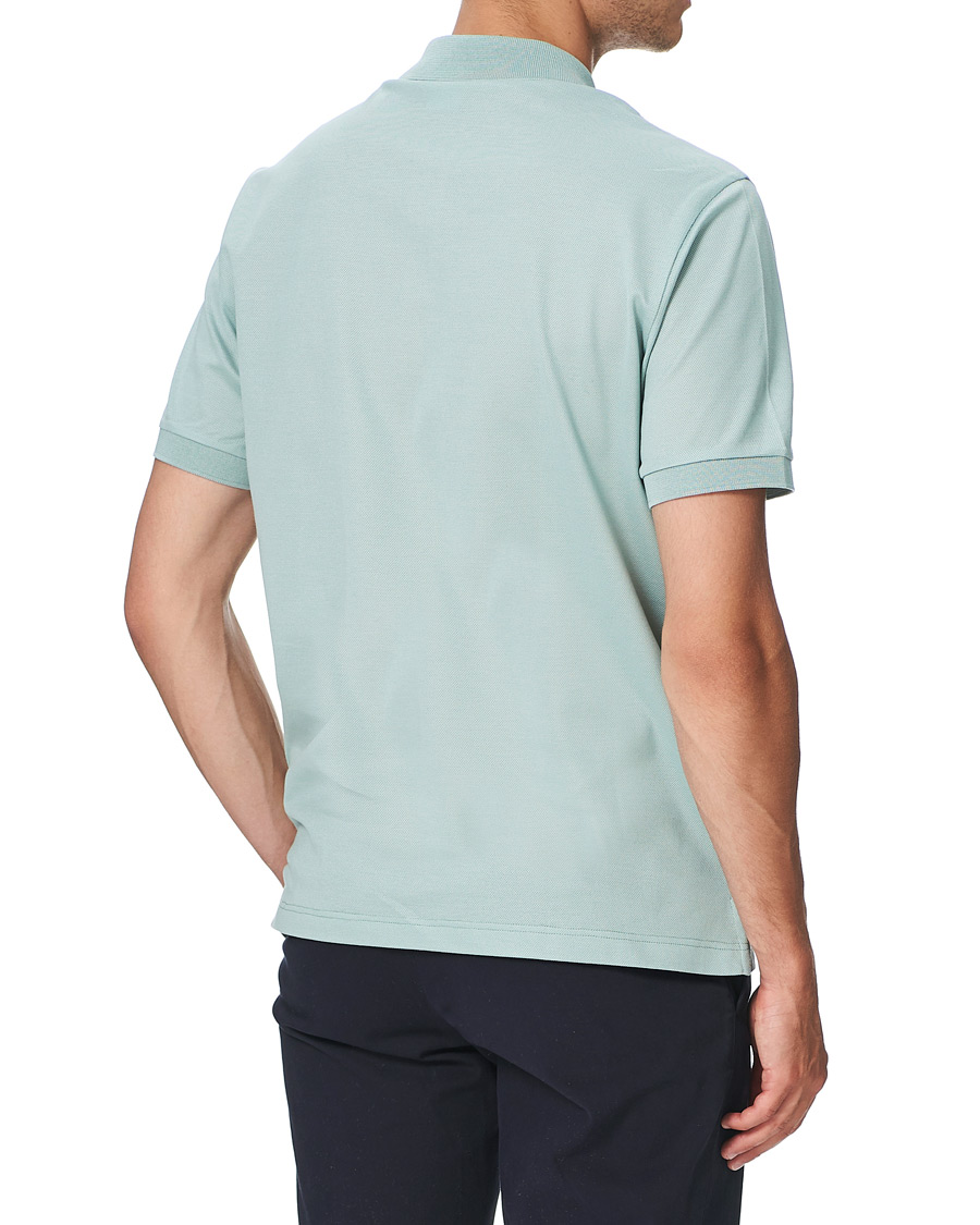 Herr | Pikéer | Brioni | Contrast Placket Polo Piquet Aqua