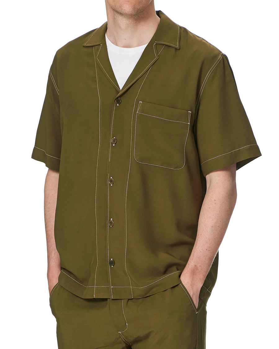 Herr | Skjortor | CDLP | Pool Shirt Olive