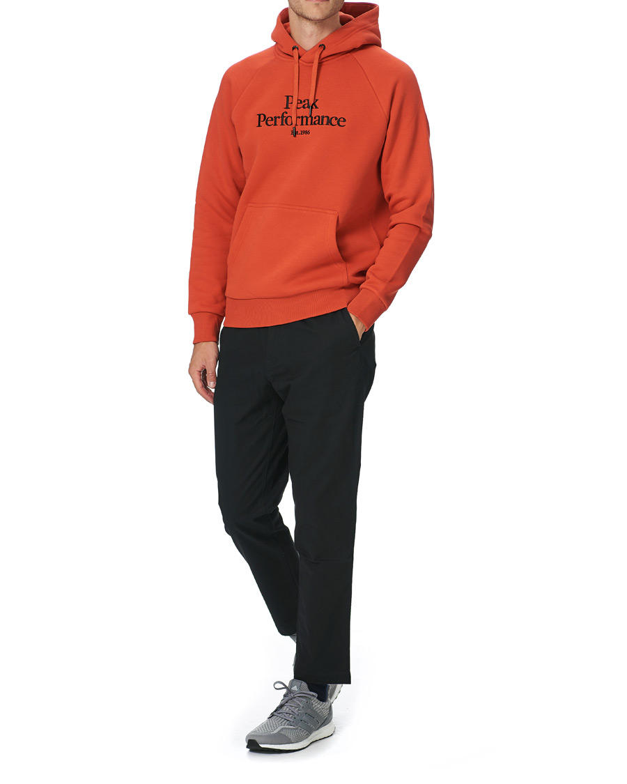 Herr | Tröjor | Peak Performance | Original Logo Hoodie Orange