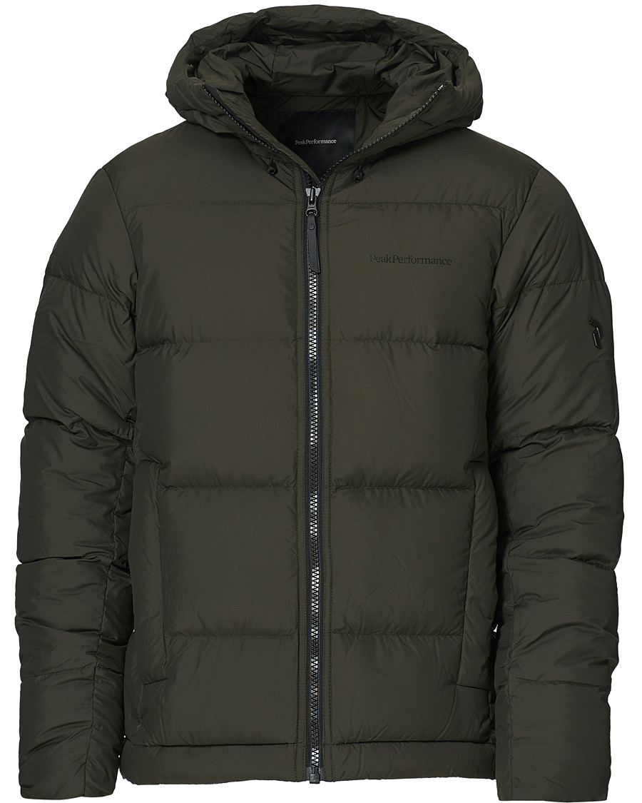 Herr | Jackor | Peak Performance | Rivel Down Hooded Jacket Olive Extreme