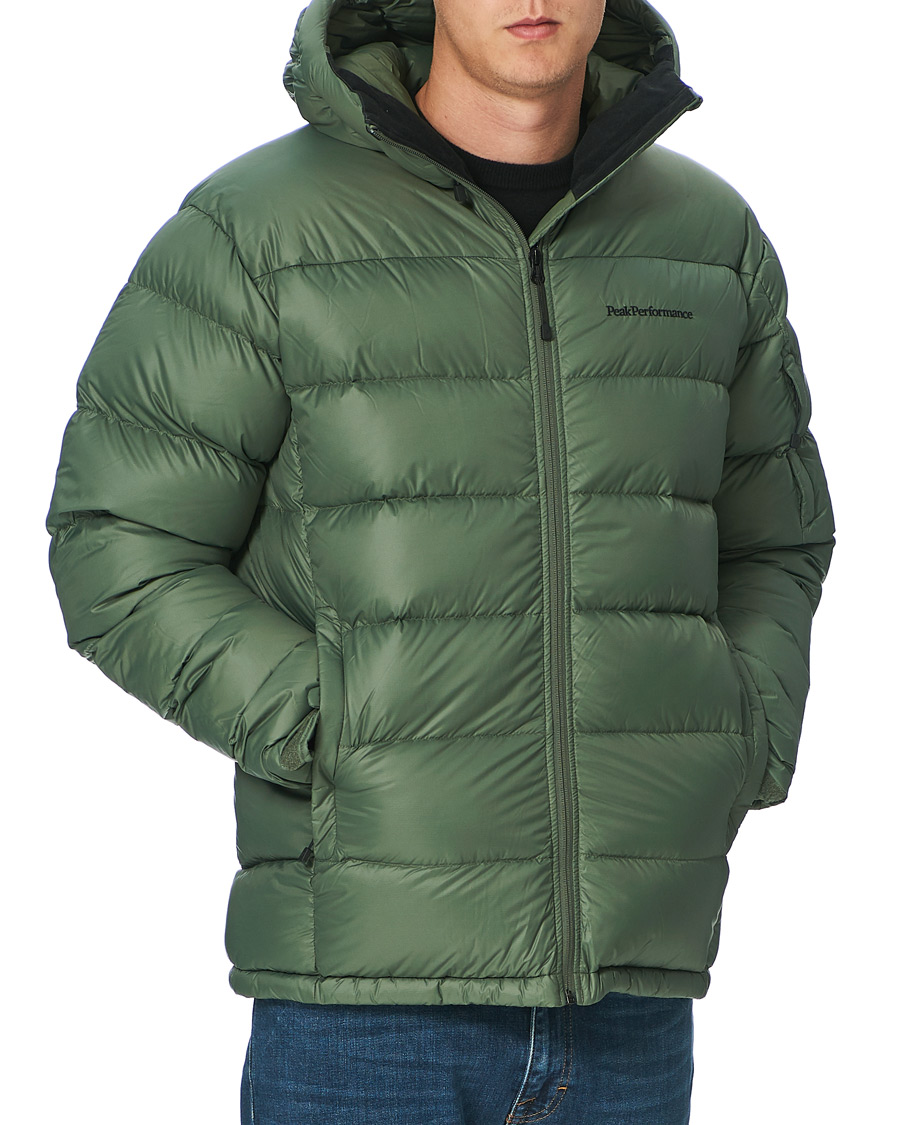 Herr | Jackor | Peak Performance | Frost Down Hooded Jacket Thrill Green