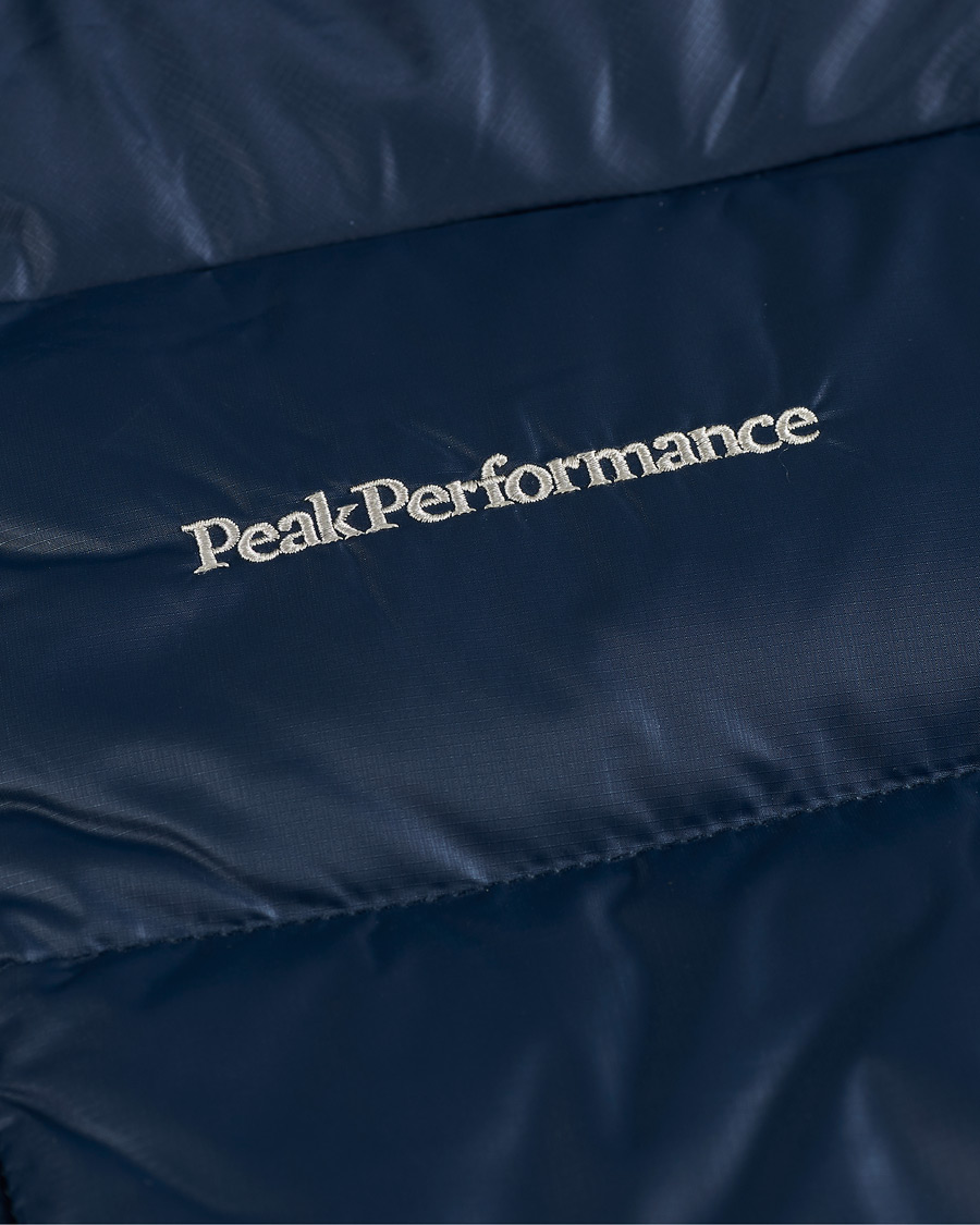 Herr | Jackor | Peak Performance | Frost Down Hooded Jacket Blue Shadow