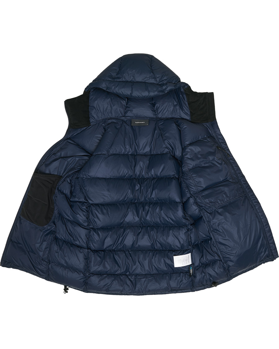 Herr | Jackor | Peak Performance | Frost Down Hooded Jacket Blue Shadow