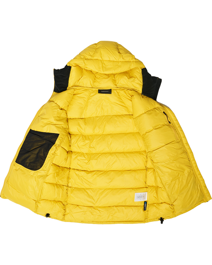 Herr | Jackor | Peak Performance | Frost Down Hooded Jacket Trek Yellow