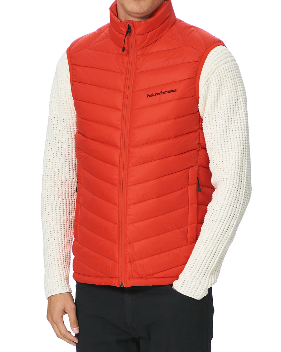 Herr | Jackor | Peak Performance | Frost Down Vest Racing Red