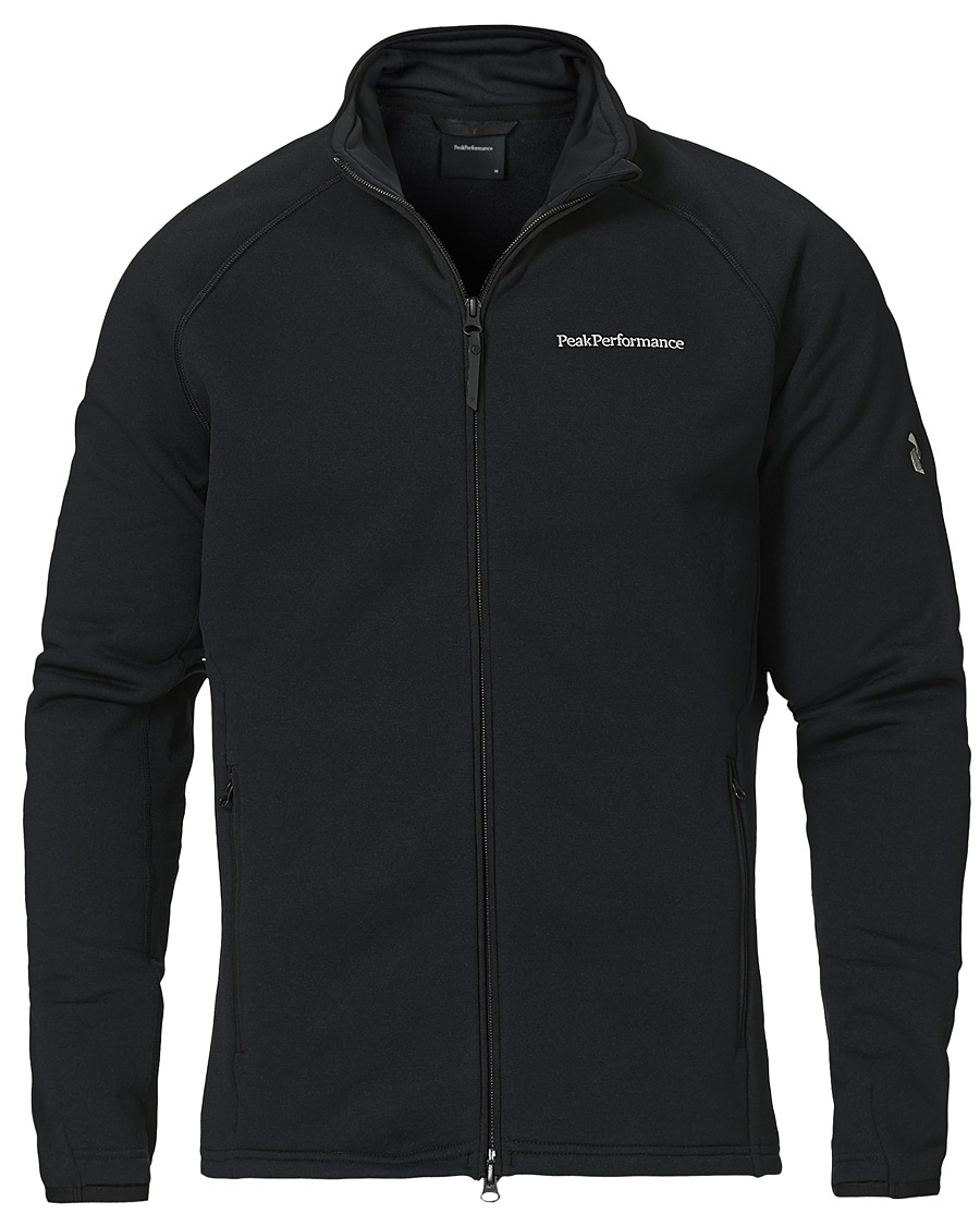 Herr | Tröjor | Peak Performance | Chill Full Zip Jacket Black