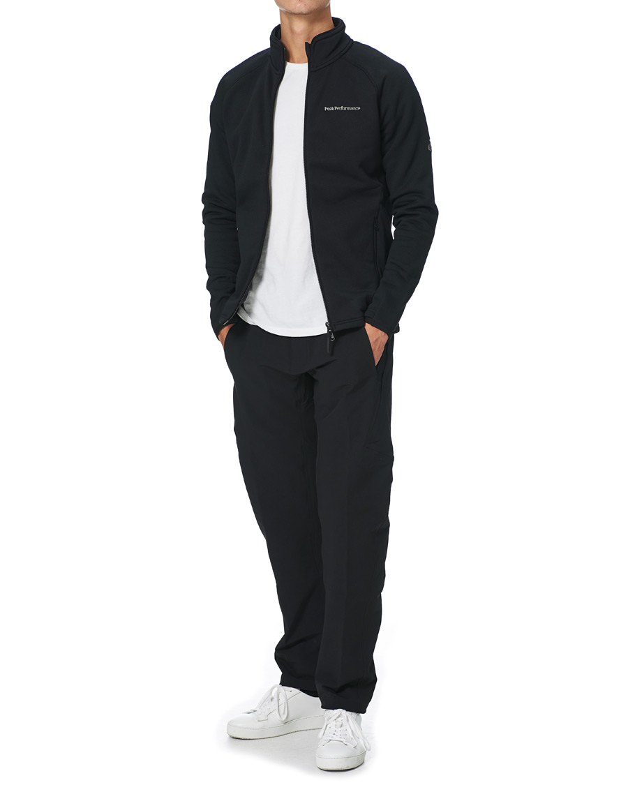 Herr | Tröjor | Peak Performance | Chill Full Zip Jacket Black