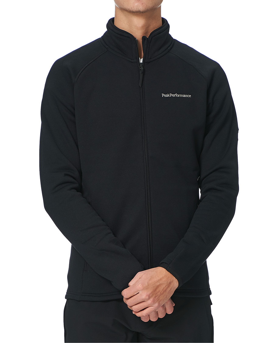 Herr | Tröjor | Peak Performance | Chill Full Zip Jacket Black