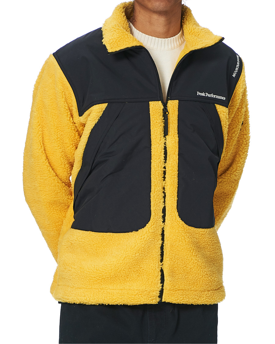 Herr | Jackor | Peak Performance | Vipe 95 Pile Jacket Trek Yellow