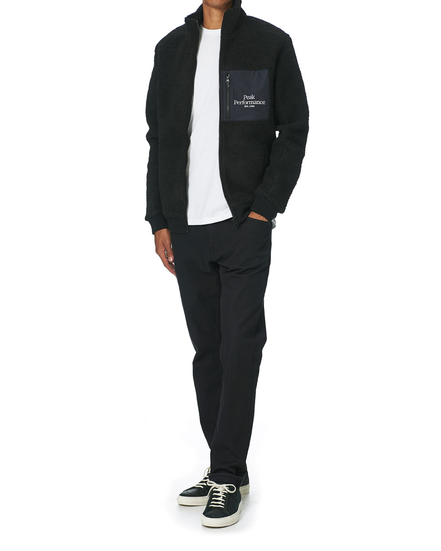 Herr | Tröjor | Peak Performance | Original Pile Zip Jacket Black