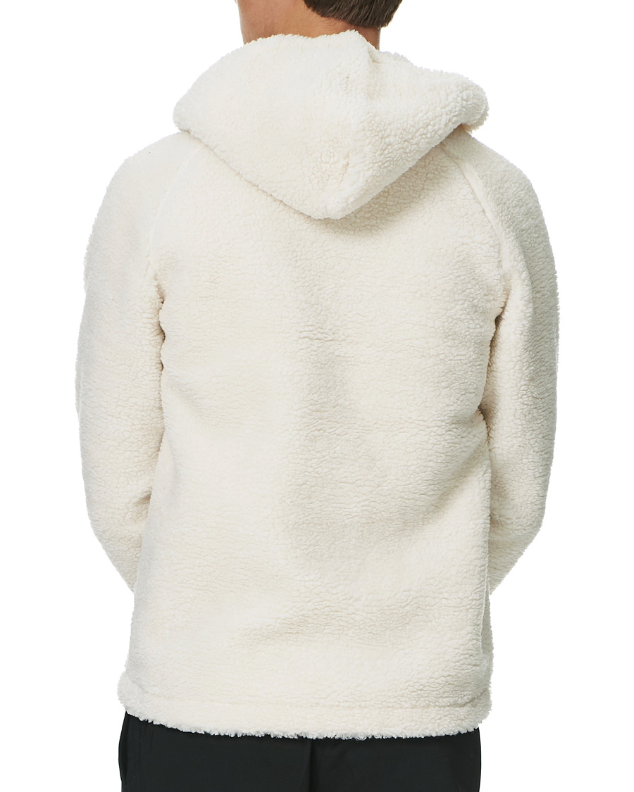 Herr | Tröjor | Peak Performance | Original Pile Zip Hood Off white