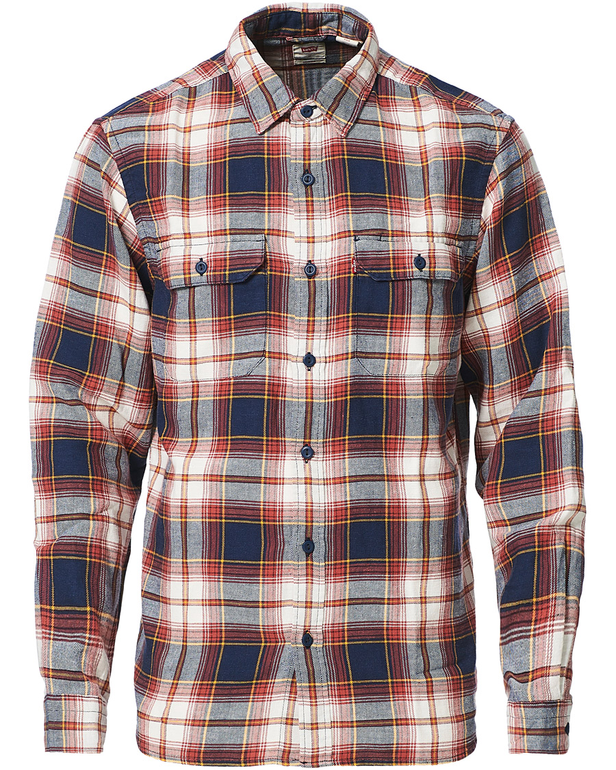 Herr | Skjortor | Levi's | Jackson Worker Shirt Shoveler Peacoat