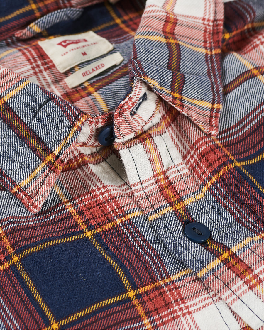 Herr | Skjortor | Levi's | Jackson Worker Shirt Shoveler Peacoat