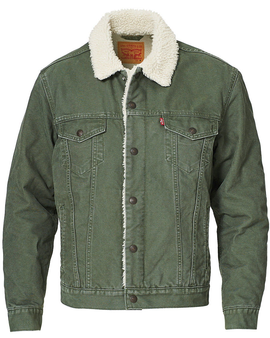 Herr | Jackor | Levi's | Type III Sherpa Trucker Thyme