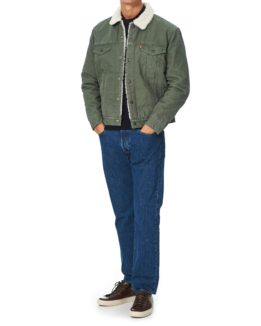 Herr | Jackor | Levi's | Type III Sherpa Trucker Thyme